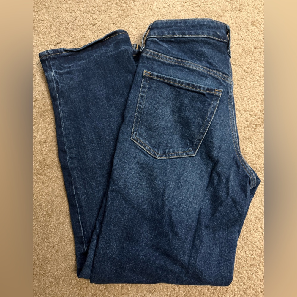 Old Navy OG Loose Jeans, dark wash, size 0. EUC
